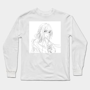 violet evergarden in sadness of life Long Sleeve T-Shirt